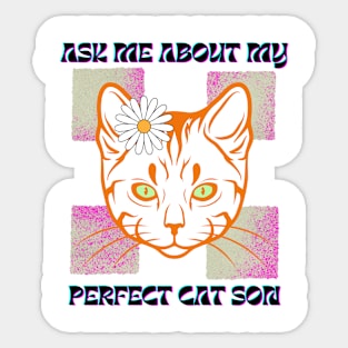 CAT SON Sticker